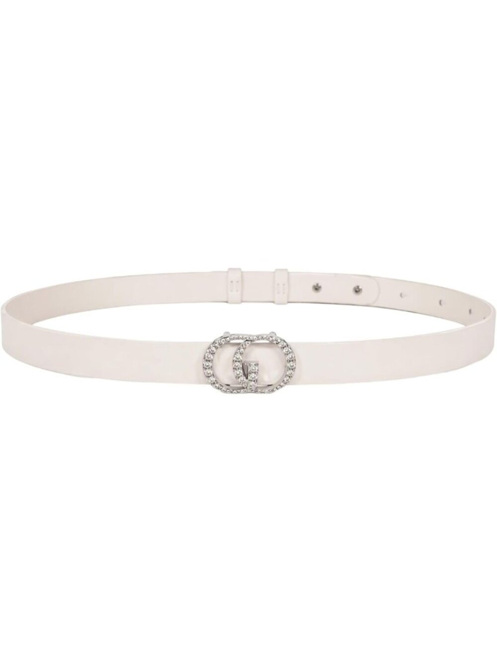 Stylish Women's Full Grain Leather Belt with Gold Buckle & Gift Box - Perfect